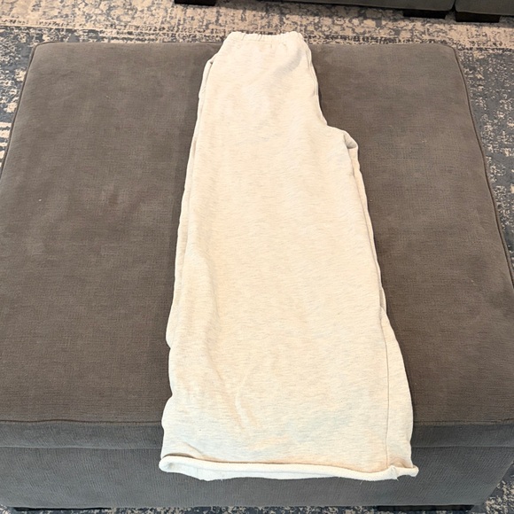 free people movement Pants - FP Movement by Free People Cream Wide Leg Sweat Pants